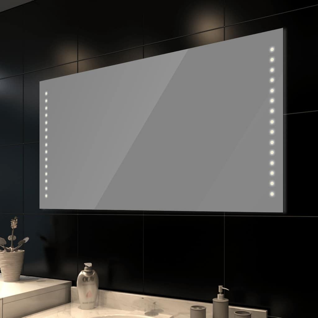 vidaXL Kúpeľňové zrkadlo s LED osvetlením 100 × 60 cm Obrázok produktu 