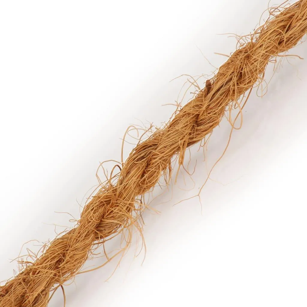 Corde de coco 100m anti-glisse : fixez vos plantes sans abîmer l'écorce