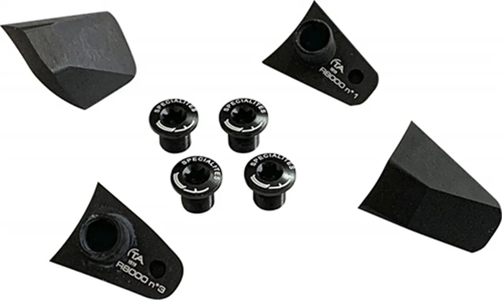 Cache Vis TA Chaining X110 pour Finition Pédalier Ultegra 8000 Noir