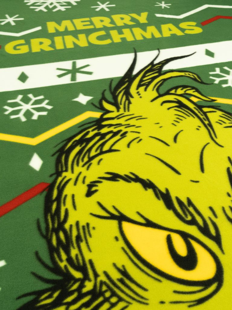 The Grinch Fleecedecke - Merry Grinchmas Kuscheldecke Produktbild 6
