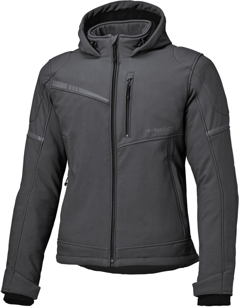 Held Curb Softshell Motorrad Textiljacke, anthrazit, XL