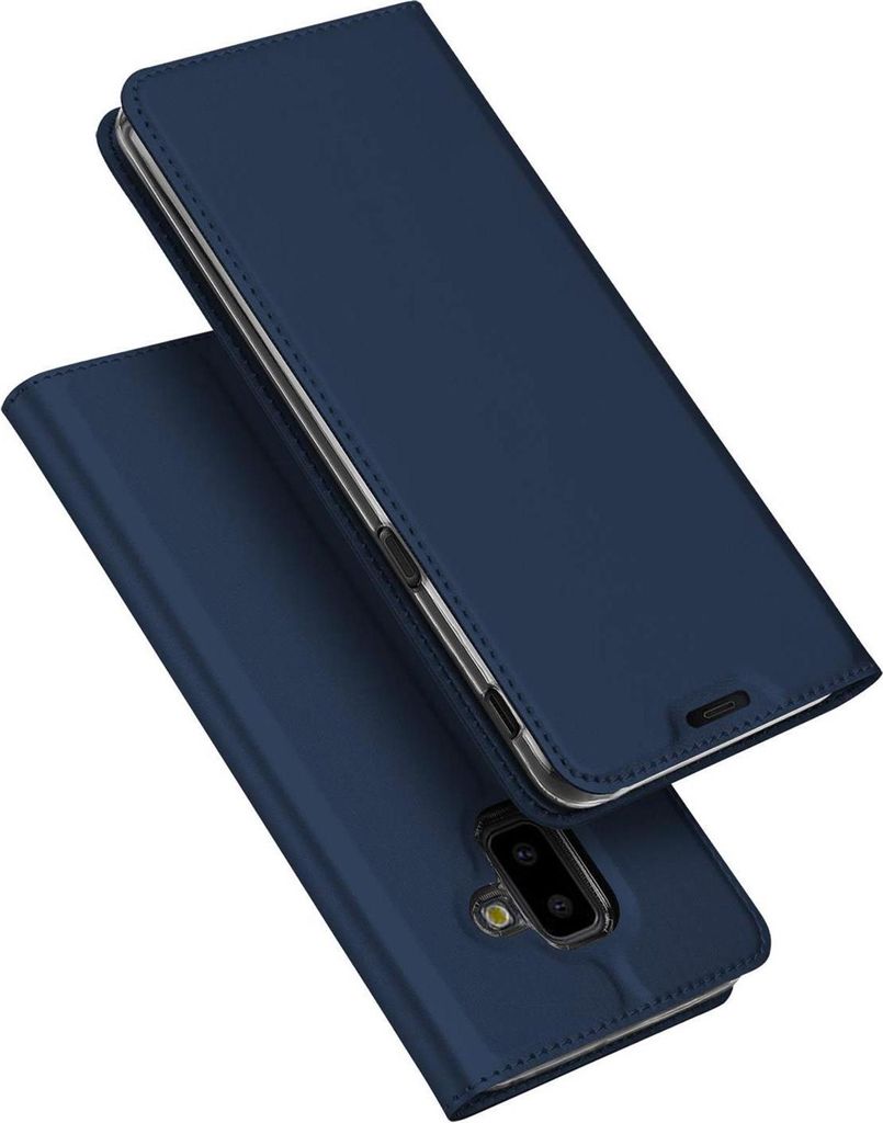 Handy Hülle Samsung Galaxy J6 Plus Book Case Schutzhülle Tasche Slim Flip Cover Etui