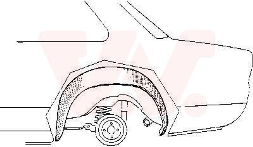 VAN WEZEL Radhaus 3723446 Hinten Rechts für OPEL KADETT C Coupe