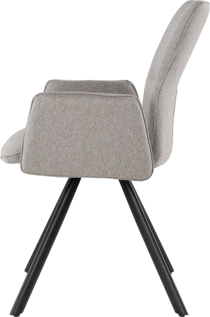 Livingfurn - Esszimmerstuhl Diana Stoff / Beschichteter Produktbild 6