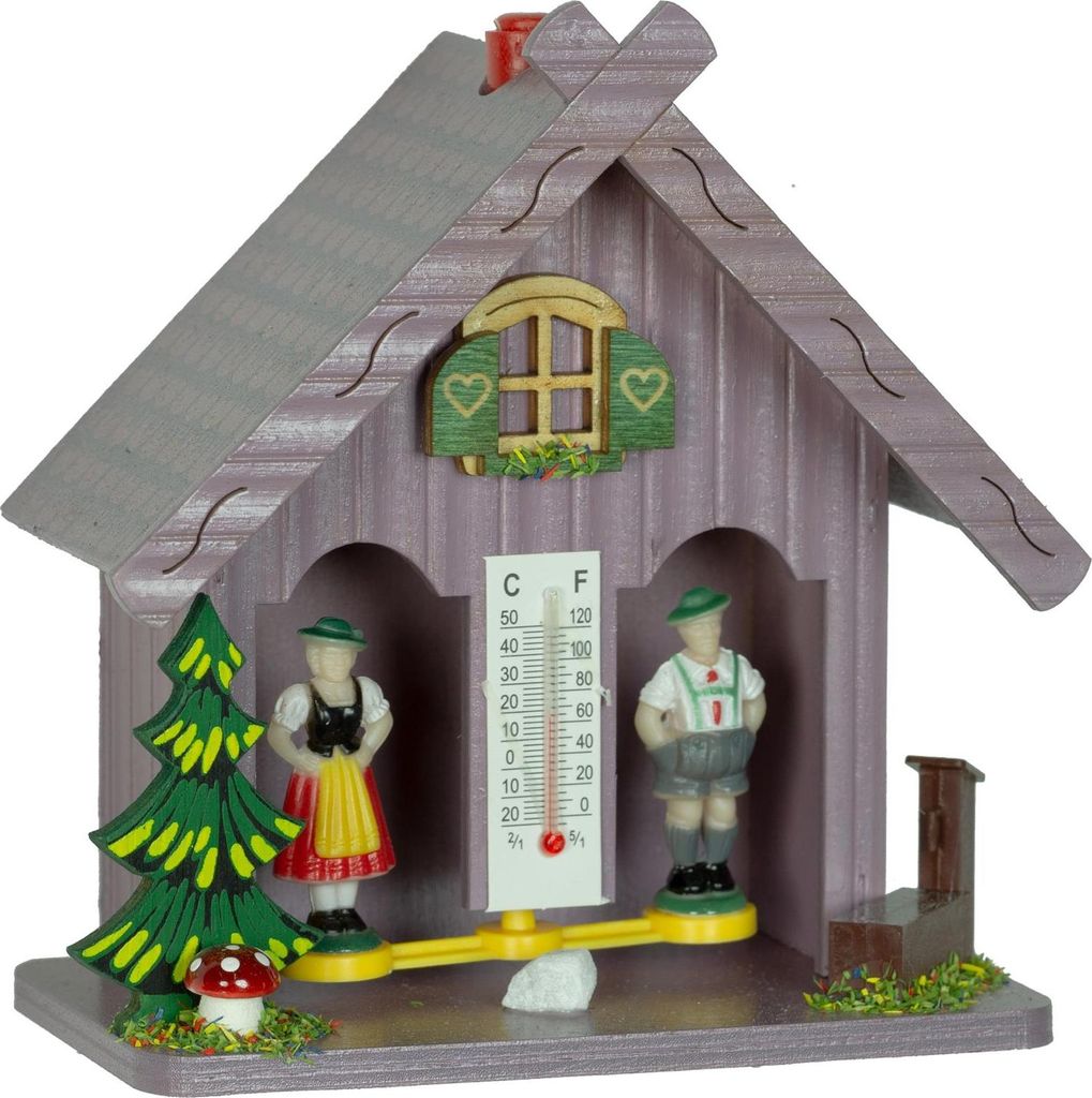 Trenkle Wetterhäuschen 894 lila aus dem Schwarzwald