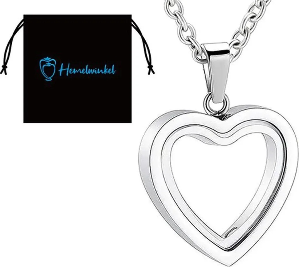 Collier Urne de Luxe avec Kit de Remplissage et Chaîne Acier 55cm - 2