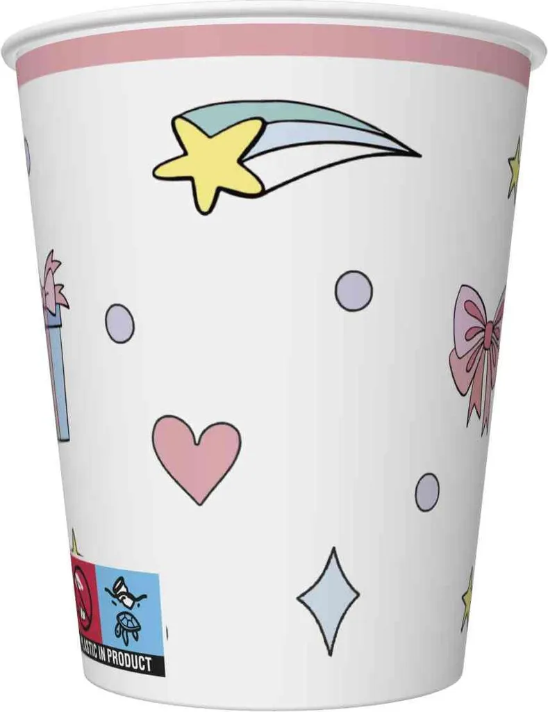 Décoration anniversaire Licorne - Assiettes, tasses et nappe de fête