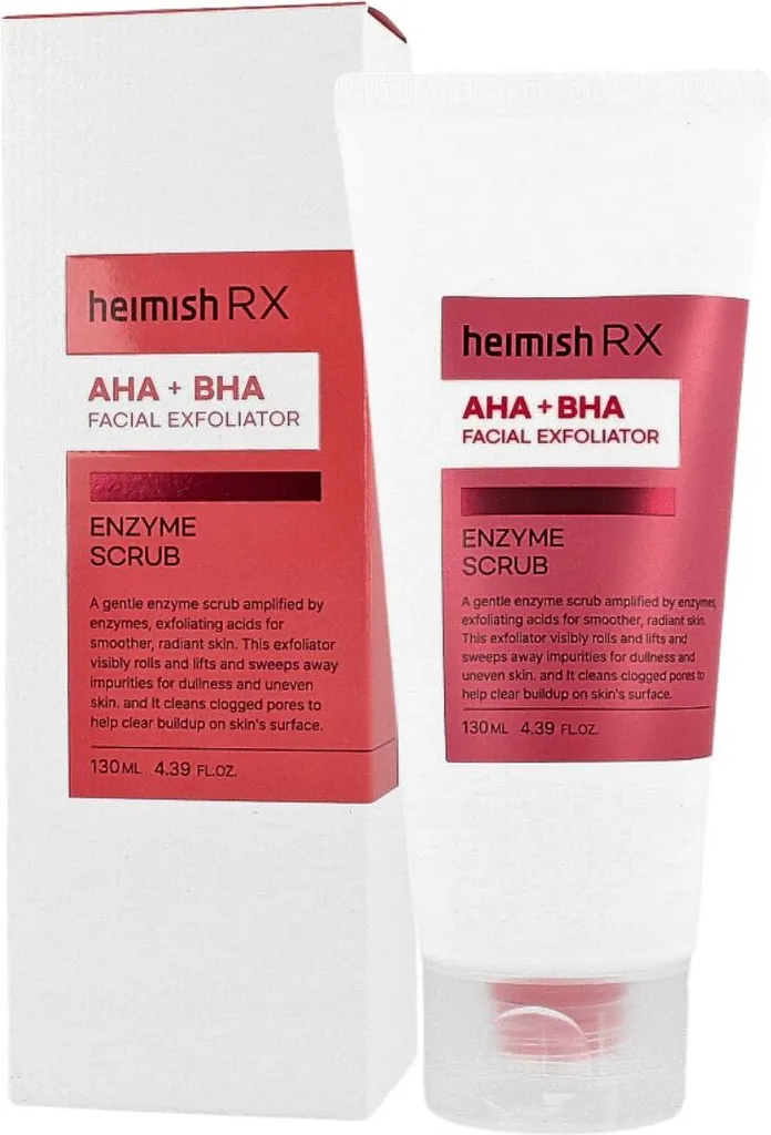 Heimish RX AHA BHA Enzyme Scrub 130ml - Esfoliante Viso Coreano