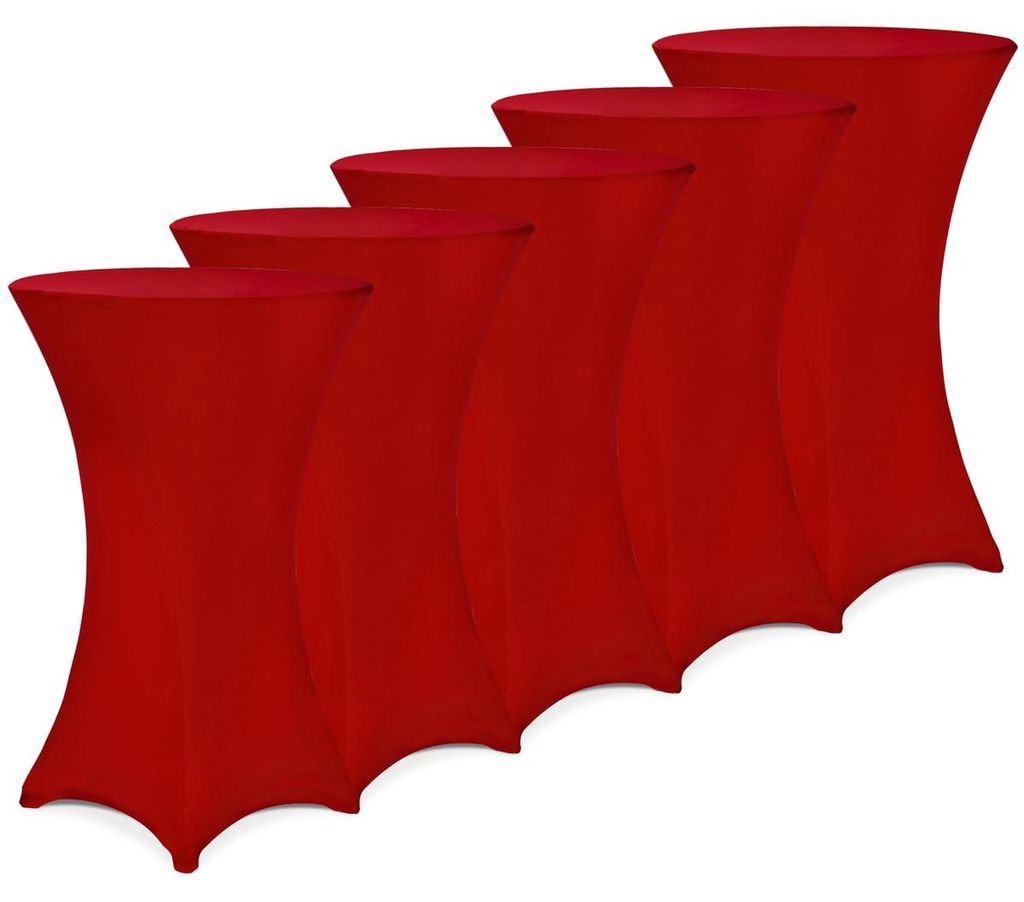 Deuba Set da 5 Rivestimenti Elastici per Tavoli Bar Ø 60-65 Immagine del prodotto 