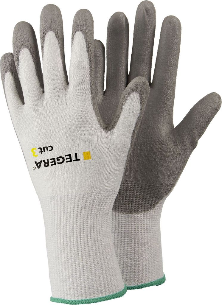 Ejendals Tegera 10430 Schnittschutzhandschuh PolyurethanBeschichtet für Industrie & Bau (12 Paar)