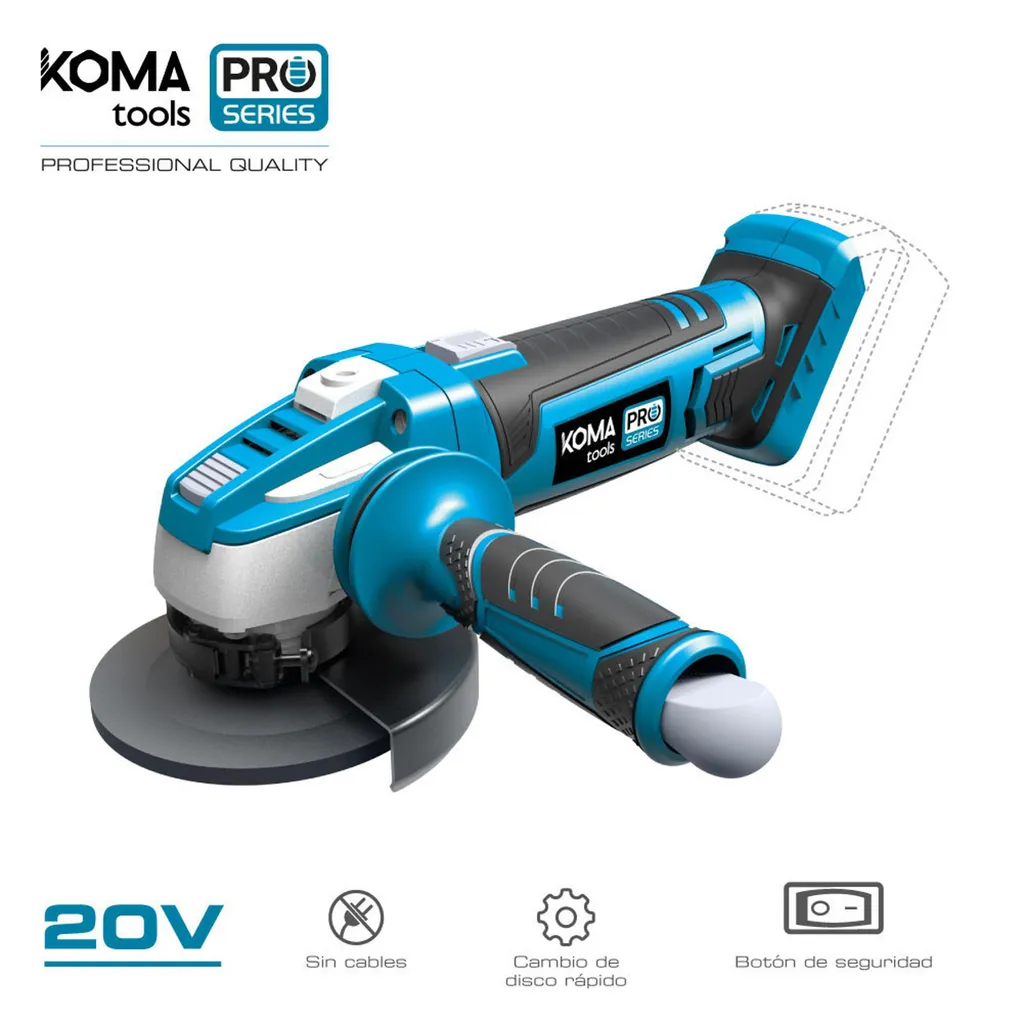 Meuleuse sans fil 20V Koma Pro - La solution compacte pour zones exigües