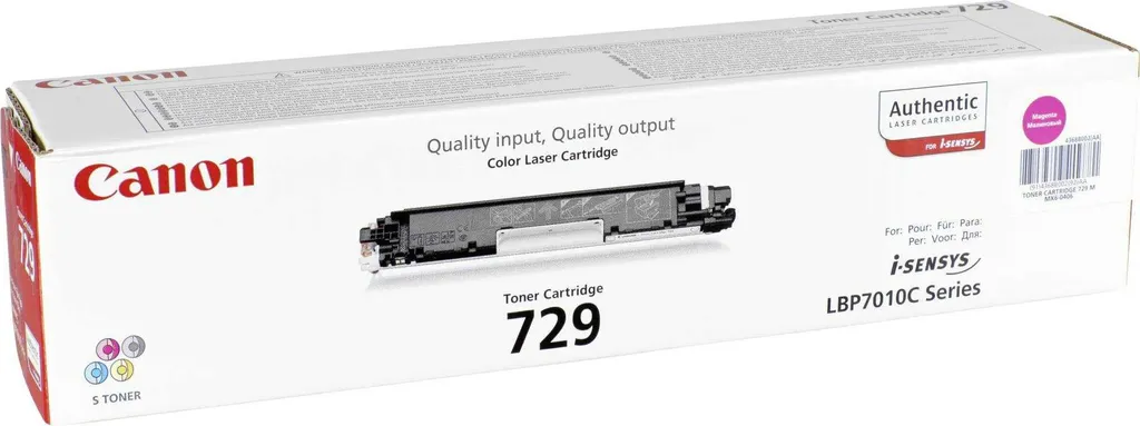 Toner Originale Canon 729 Magenta | Efficienza per Ufficio 4368B002
