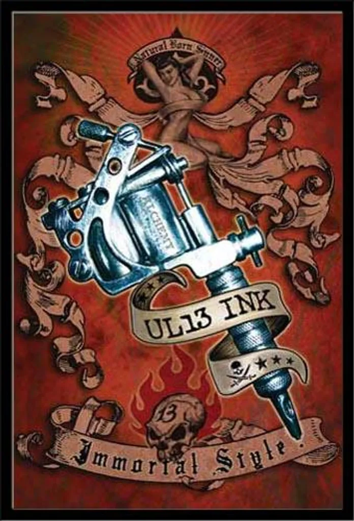 Affiche encadrée Alchemy Immortal Style Cadre MDF Shinsuke Noir 61x91