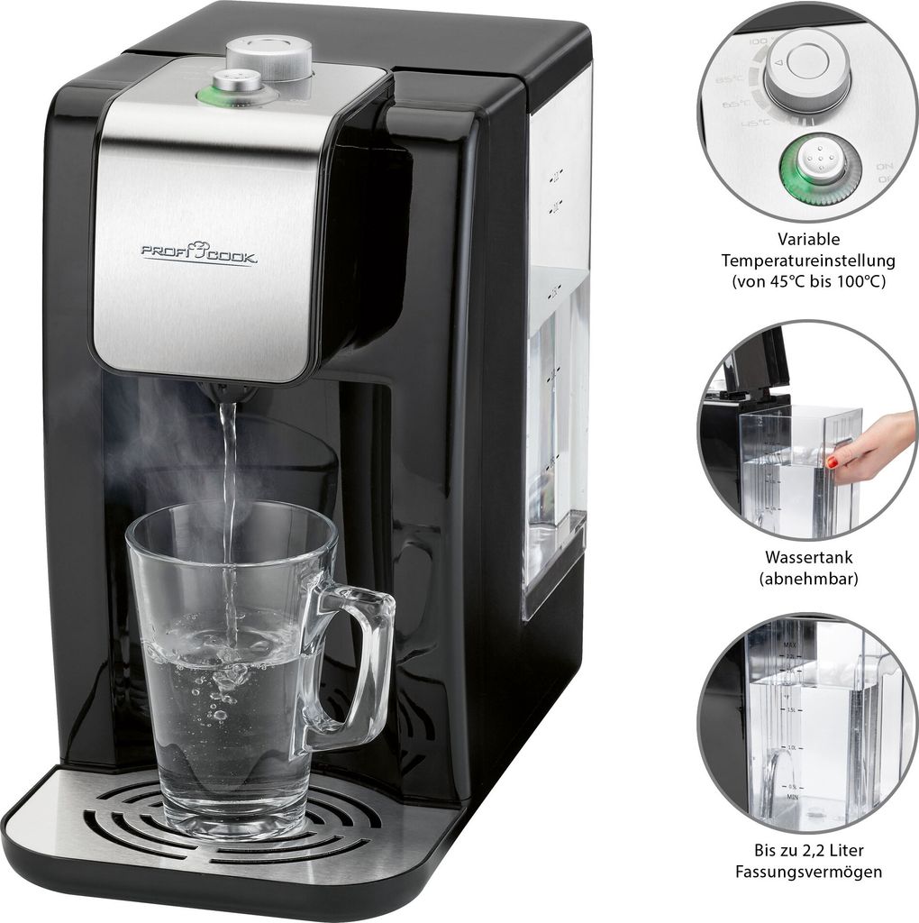 Dystrybutor gorącej wody ProfiCook PC-HWS 1168, 100°C w ok. Zdjęcie produktu 6