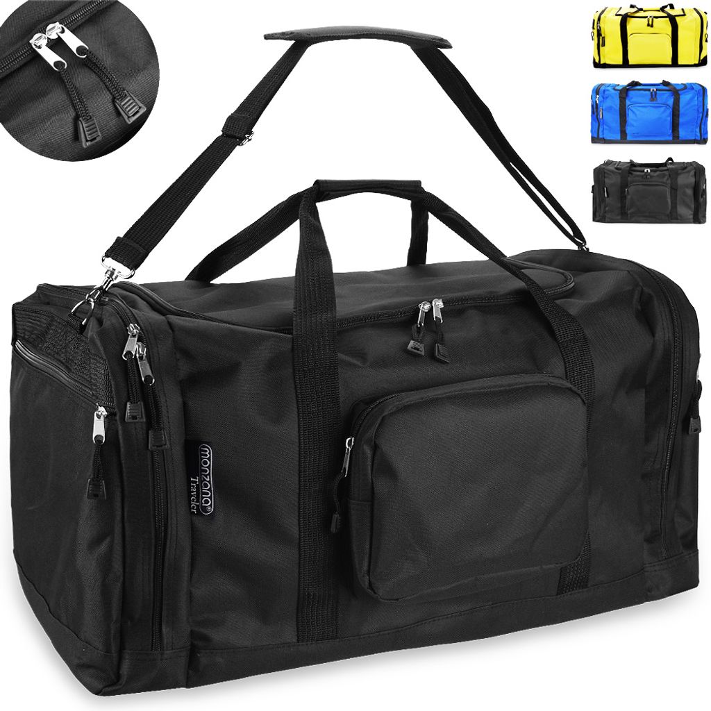 80L Reisetasche Groß Leichte Faltbare Reisegepäck Duffle Taschen Sporttasche DHL 