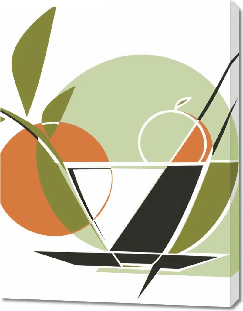 Tableau mural 70 x 90 cm Thé aux fruits - Décoration murale moderne
