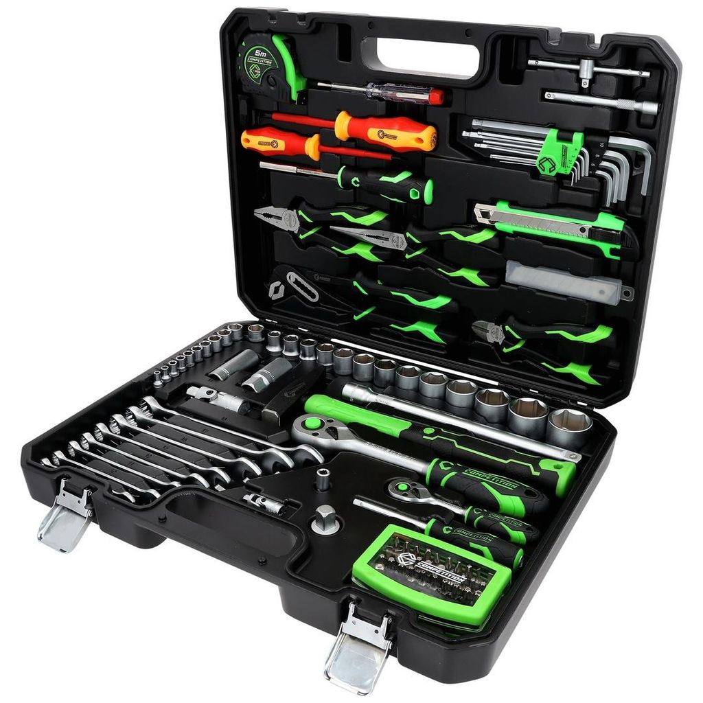 Coffret d'outillage généraliste COMPETITION 1/4"+1/2", 107 Image du produit 