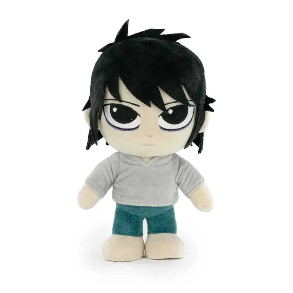 Figurine L Death Note 28 cm - Peluche Douce Finitions Haut de Gamme Pro