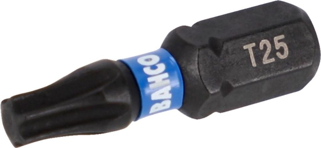 Bahco 1/4 Torsion Bits für TX T10 Schrauben 25 mm - 10 Stk. pro Blisterpackung