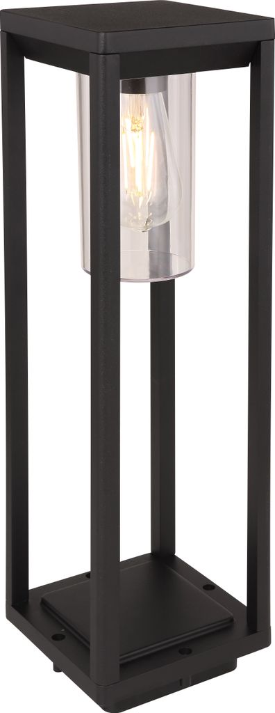 Globo Lighting Außenleuchte Aluminium Druckguss schwarz matt, 1x E27 LED