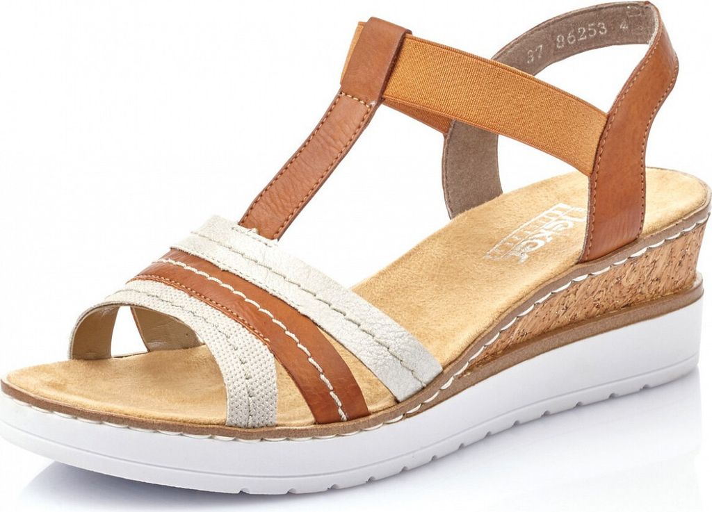Rieker Baby - Mädchen Keilsandalette in Braun, Größe 39