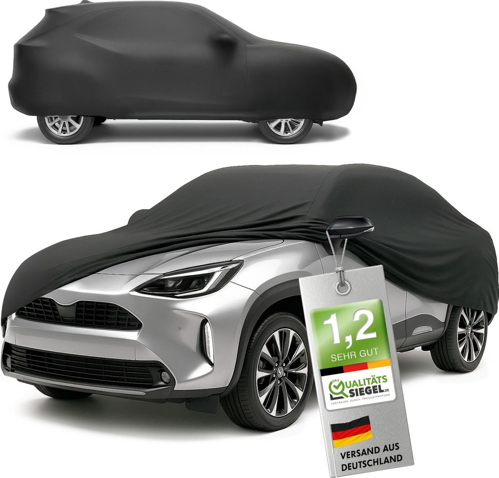 WALSER Premium Abdeckung Auto Indoor Stretch Plus Qualitätssieger * Autoabdeckung Winter Autogarage Abdeckung Autoplane Winter Autogarage Abdeckun...