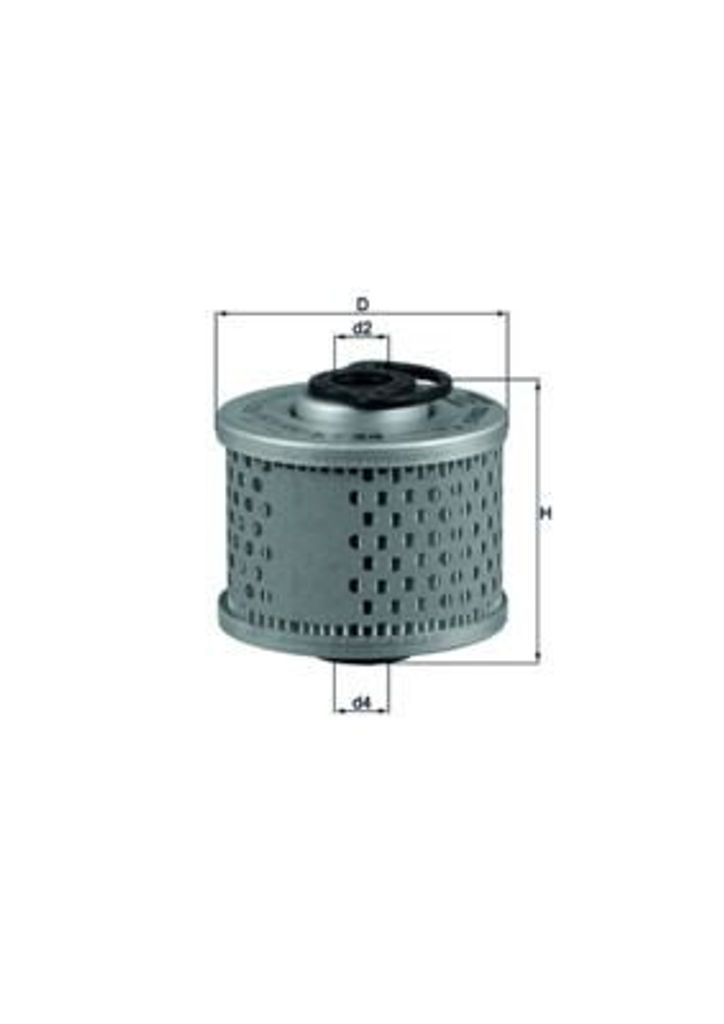 Filtro carburante Mahle per Lamborghini Espada Jarama Miura Immagine del prodotto 