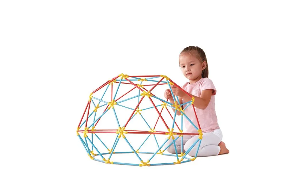 Apprendre à Bâtir avec le Kit d'Architecture Hape - Éveil Spatial 4+ - 10