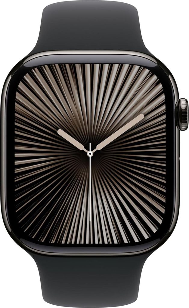 Apple Watch Series 10 GPS + Cellular, 46 mm, Titangehäuse, Produktbild 
