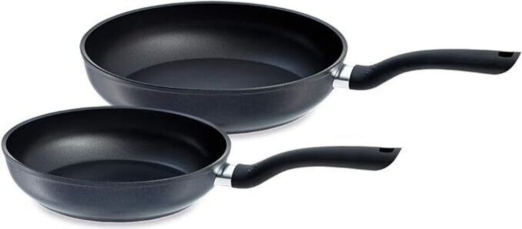 Fissler Cenit / Pfannenset 2-teilig (Ø 24 cm, Ø 28 cm) beschichtete Aluminium-Pfannen, Antihaft-Pfanne, alle Herdarten - auch Induktion