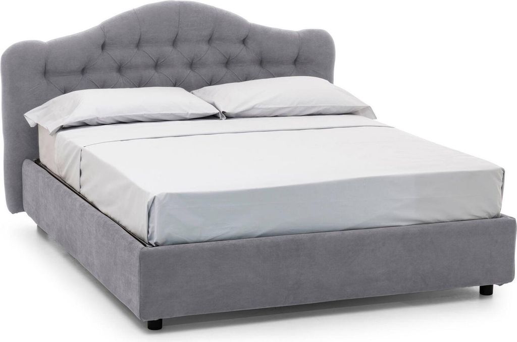 Arex - Doppelbett, Grau, Abnehmbar, Italy