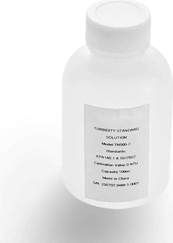Trübungskalibrierlösung 0 NTU - Standard-Trübungslösung für Trübungsmessgeräte - 100 ml - Gebrauchsfertig - Nulldrift für stabile Konzentra...