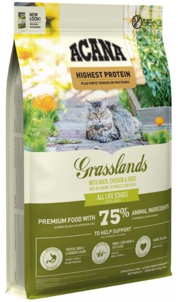 ACANA Grasslands Cat - trockenfutter für Katzen - 4 5kg Produktbild 