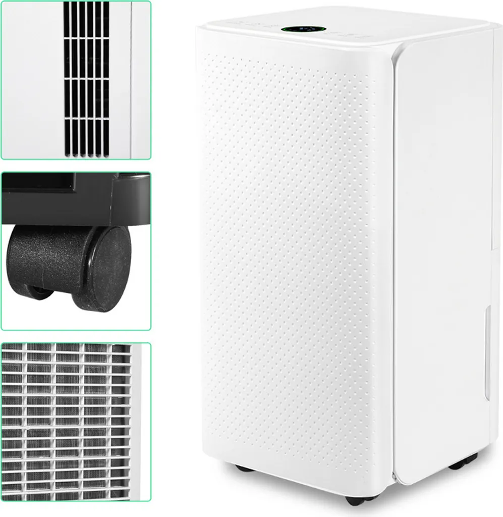 Jayseuw deumidificatore 16L/giorno | modalità sleep, serbatoio rimovibile da 2L timer 24 ore contro umidità sporco e muffa per camera da letto bagno cantina armadio ufficio garage