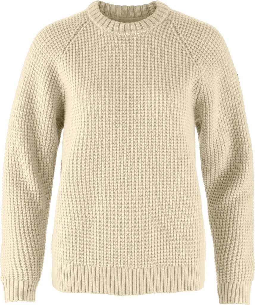 Fjällräven Damen Övik Waffle Knit Pullover Light Beige L