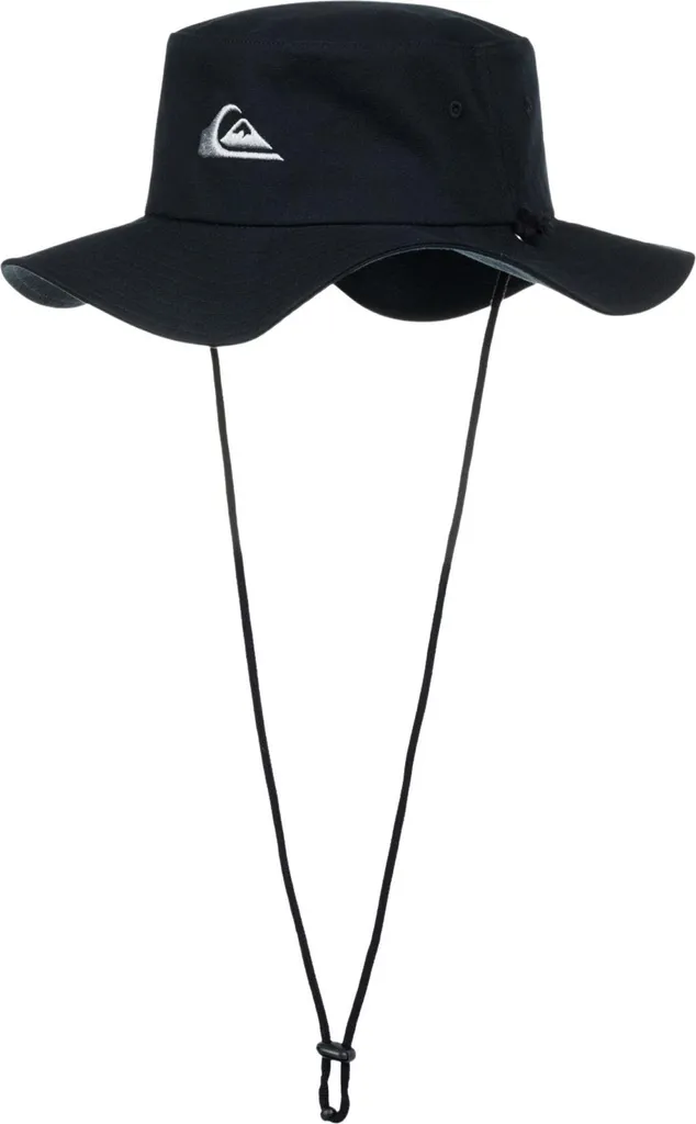 Cappello Boonie Quiksilver Bushmaster Nero S/M - Ideale Escursioni