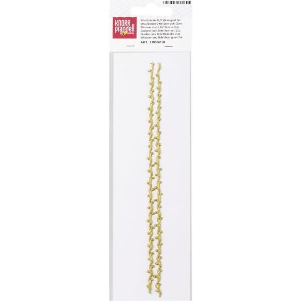 KNORR PRANDELL 218306150 Wachsborte 190 x 6 mm goldfarben