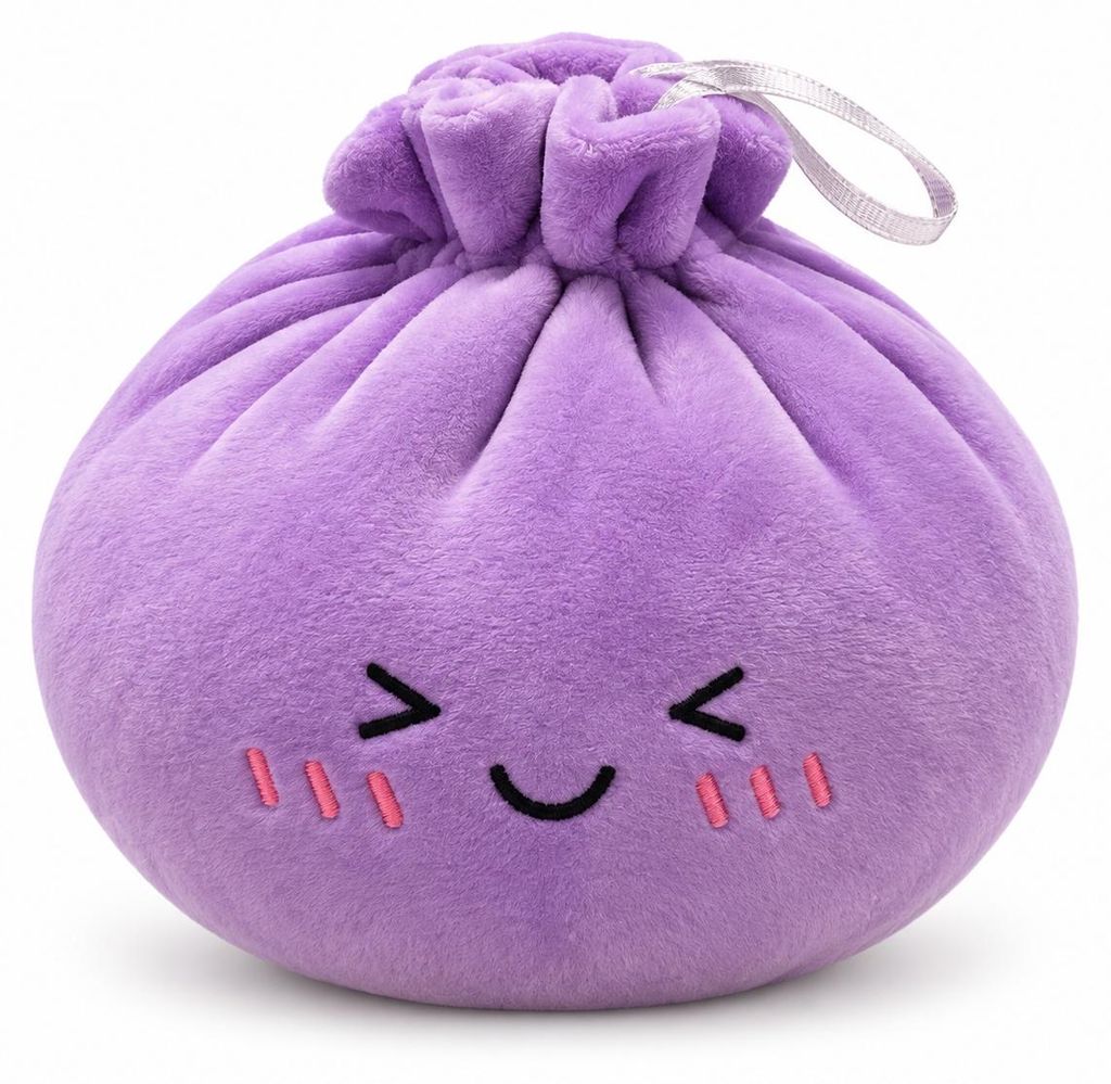 Plush Dumpling Kawaii Kuschelkissen Plüschtier Kuscheltier Produktbild  KI-generiertes Bild