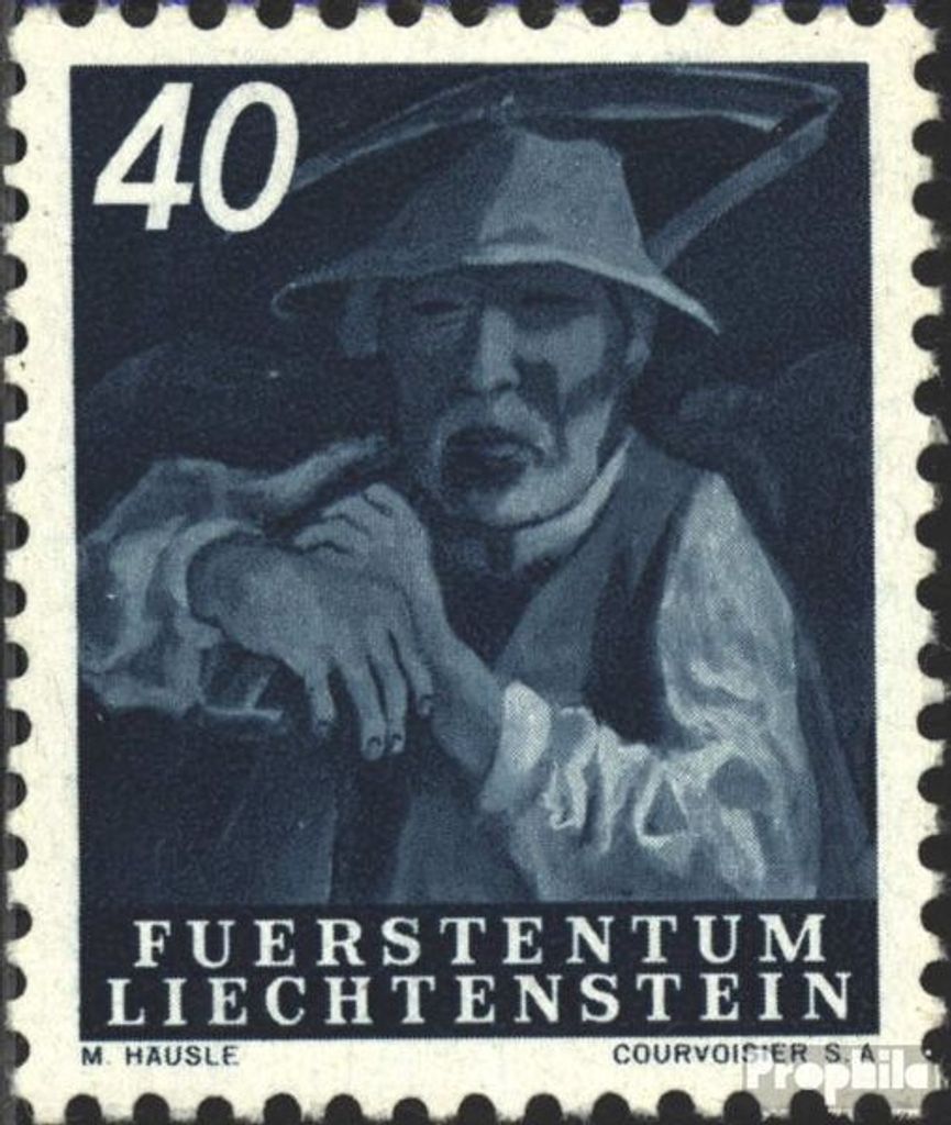 Briefmarken Liechtenstein 1951 Mi 295 gestempelt Landarbeit