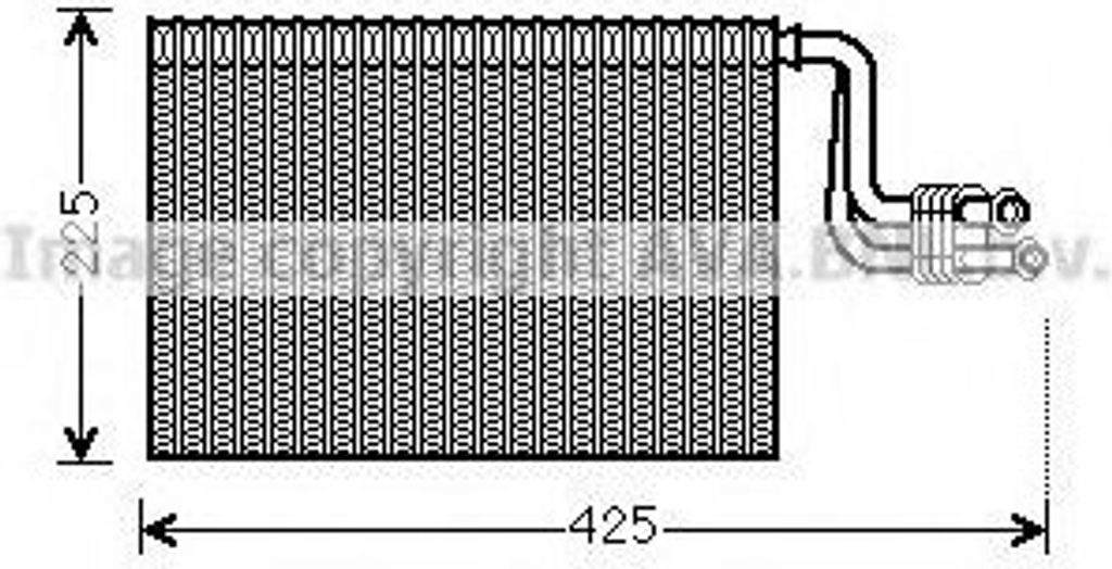PRASCO BWV364 Verdampfer Klimaanlage Klimaverdampfer für BMW 3 Touring (E91) 3 Limousine (E90) 1 Schrägheck (E87) X3 (F25) X1 (E84) 3 Coupe (E92)