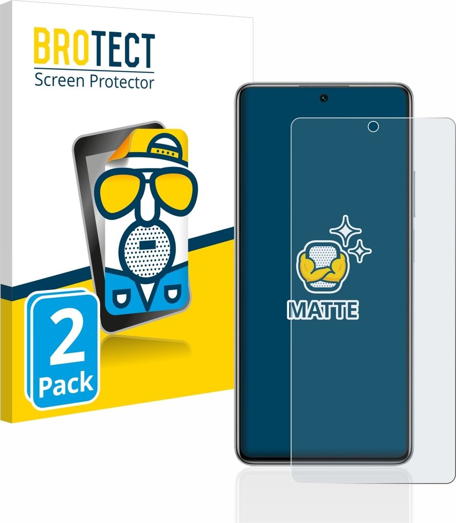 2x BROTECT Schutzfolie für Xiaomi 11T Pro Displayschutz Displayschutzfolie Folie Matt Entspiegelungsfolie