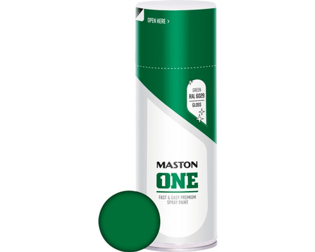Sprühlack Maston ONE glänzend RAL 6029 minzgrün 400 ml