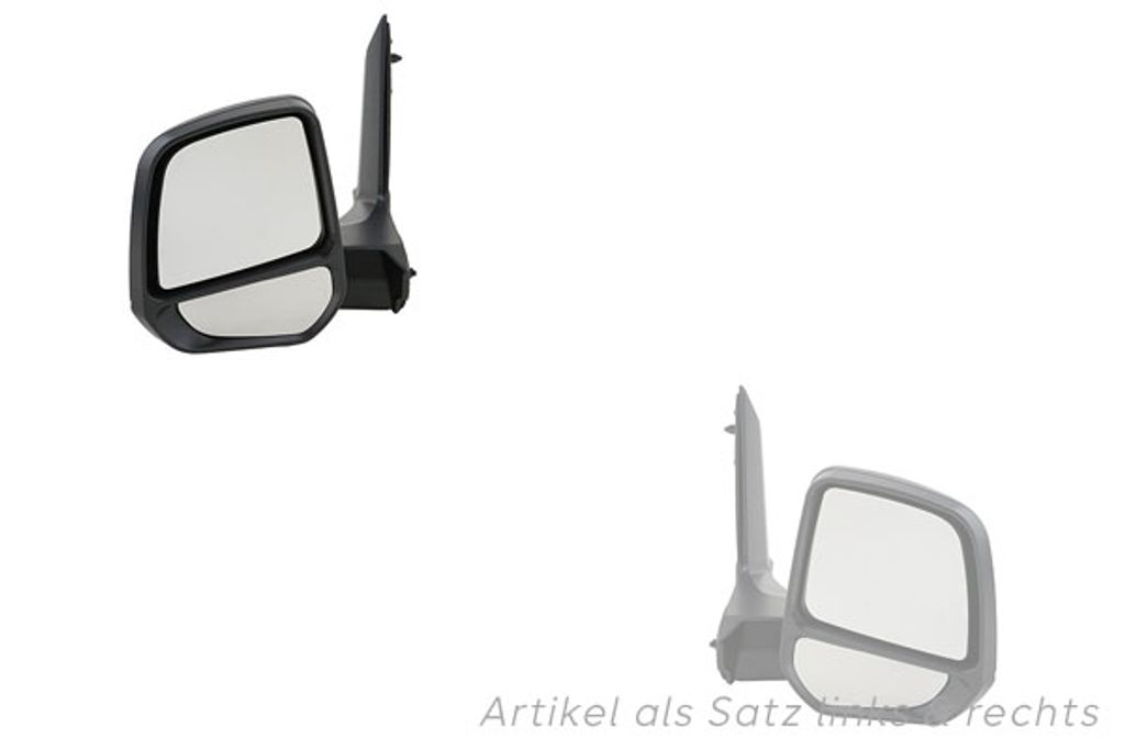 Johns, Außenspiegel Spiegel passend für Ford Transit Connect 13 02/13- Satz Li Re schw. 2041122 DE1117683AE 1815165 1819841 1828728 1845989 18575...