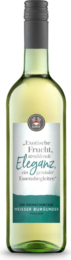 Der Weinschmecker Weißer Burgunder QbA trocken 0,75l