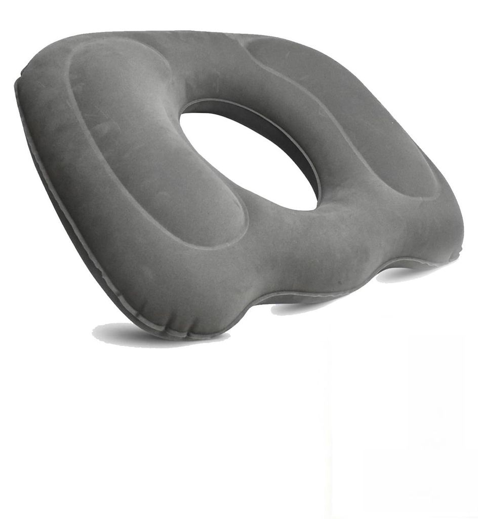 Orthopädisches, aufblasbares Sitzkissen, ringförmiges Donut-Kissen, ergonomisches Steißbeinkissen für Rollstühle und Bürostühle, Anti-Hämor...