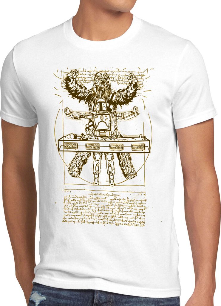 style3 Vitruvianischer Wookiee Herren T-Shirt kashyyyk vinci chewie
