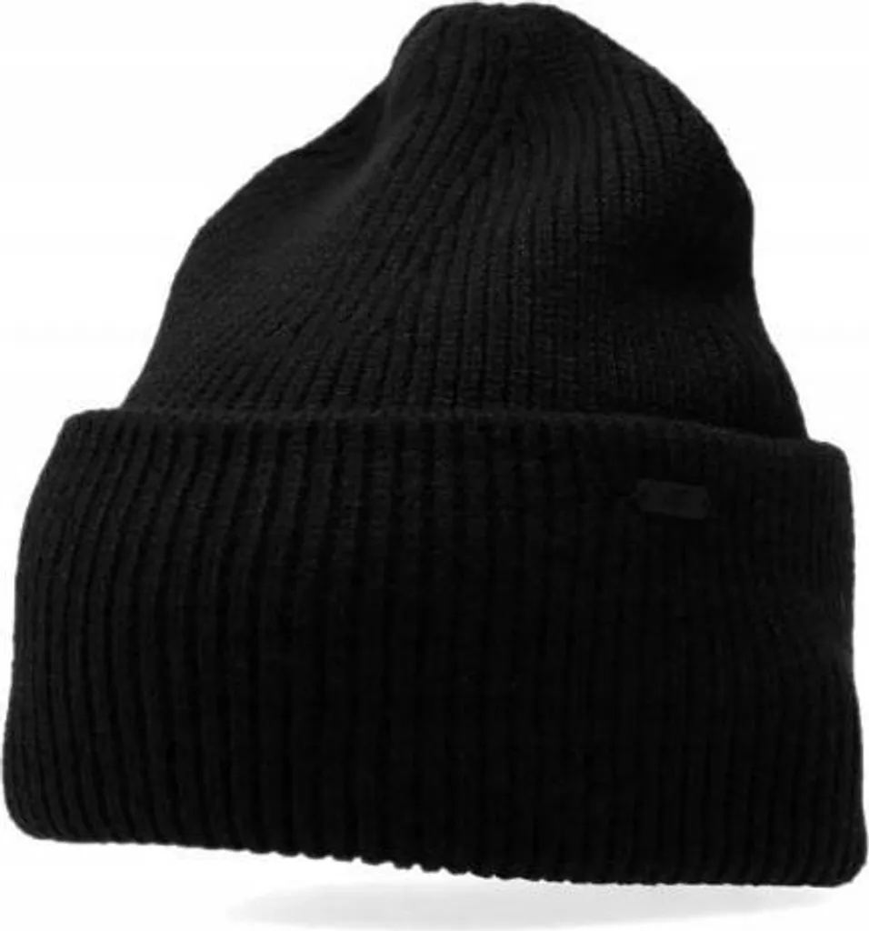 Berretto Donna 4F Nero S - Accessorio Invernale Sostenibile Chic