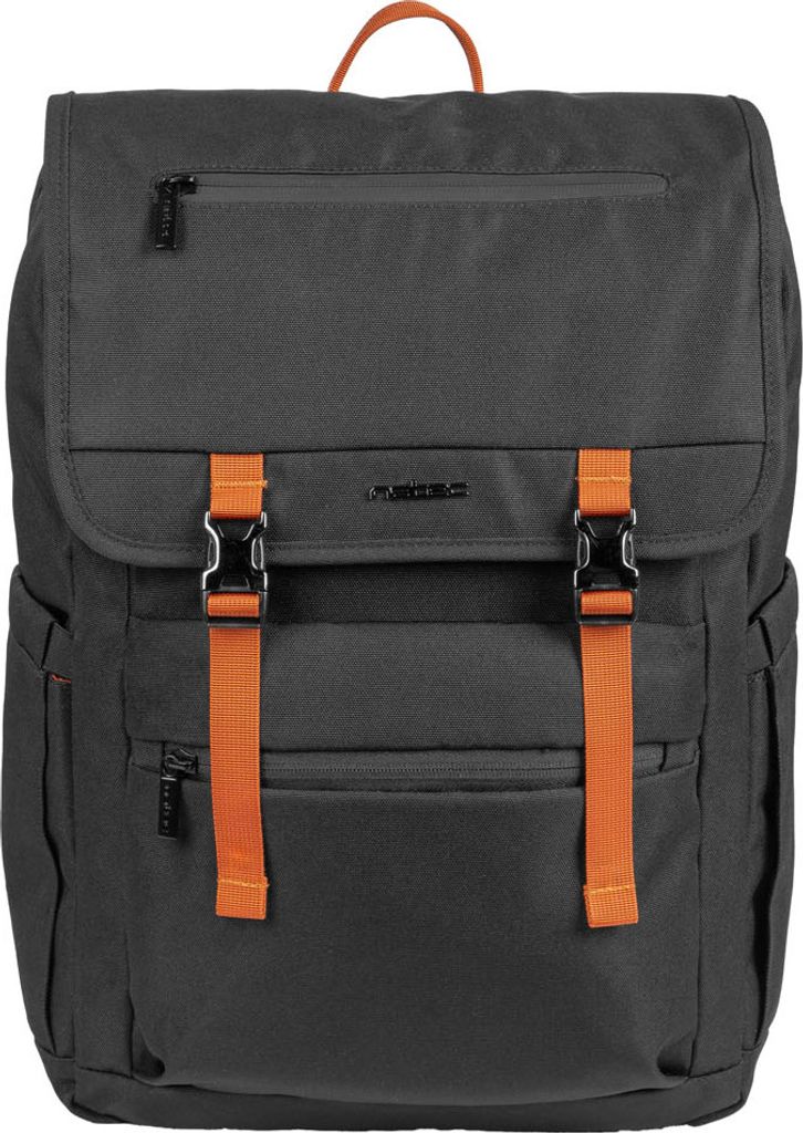 Natec | Niala | Rucksack | Passend für 15,6" | Rucksack | Schwarz / Orange