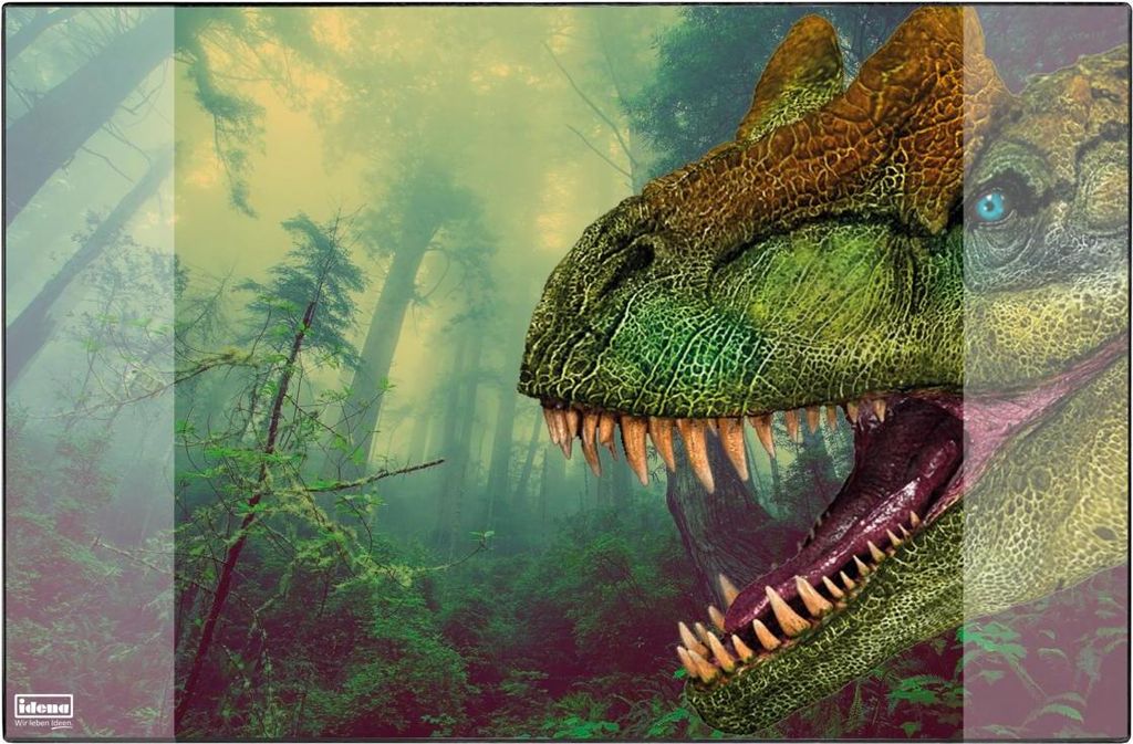 Schreibtischunterlage / Größe: 58,5x38,5cm / "Dinosaurier" Produktbild 