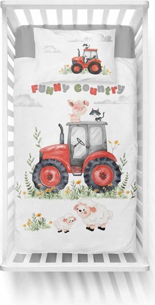 Linge de lit, linge de lit pour enfant, coton 100 x 135 Image du produit 